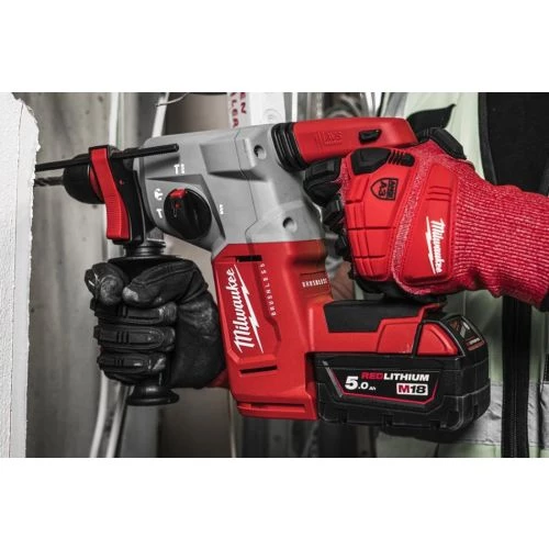 Perforateur 18V Milwaukee M18 BLHX-502X brushless SDS+ + 2 batteries 5 Ah + chargeur en coffret HD-BOX - 4933478892 5 Perforateur 18V Milwaukee M18 BLHX-502X brushless SDS+ + 2 batteries 5 Ah + chargeur en coffret HD-BOX - 4933478892 – Image 3