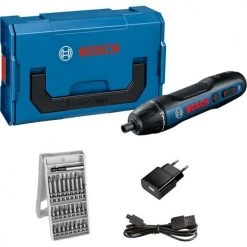 Tournevis 3,6V Bosch GO 2.0 + coffret 25 embouts + coffret L-Boxx - 06019H2101