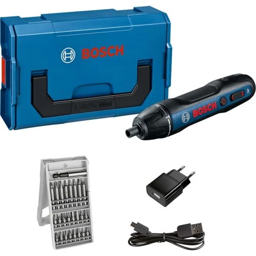 Tournevis 3,6V Bosch GO 2.0 + coffret 25 embouts + coffret L-Boxx - 06019H2101 3 Tournevis 3,6V Bosch GO 2.0 + coffret 25 embouts + coffret L-Boxx - 06019H2101