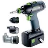 Perceuse-visseuse Festool 18 V T18+3 LI 5.2 Ah Set Systainer -Perceuse Soldes Magasin AFD 41027