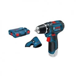 Perceuse-visseuse Bosch GSR 12V-15 12 V + 2 batteries 2 Ah + aspirateur GAS 12 V + L-BOXX