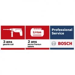 Perforateur SDS+ Bosch GBH 36 V-EC Compact 36 V + 2 batteries 2 Ah + chargeur + L-Boxx - 0611903R0H -Perceuse Soldes Magasin AFD 81314