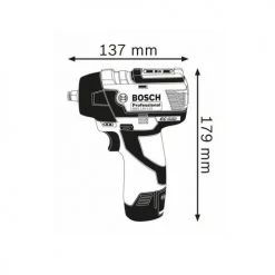 Boulonneuse à choc 12V Bosch GDS 12V-115 (sans batterie ni chargeur) + coffret L-Boxx - 06019E0102 -Perceuse Soldes Magasin AFD 81342