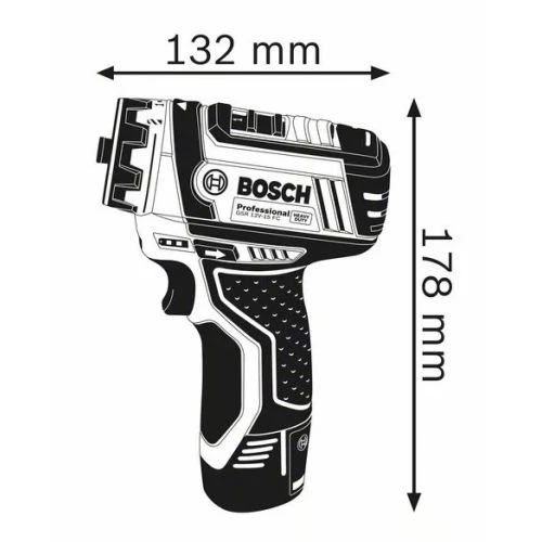 Perceuse-visseuse Multi 12V Bosch GSR 12V-15 FC + 2 batteries 2 Ah + chargeur + coffret L-Boxx - 06019F6000 5 Perceuse-visseuse Multi 12V Bosch GSR 12V-15 FC + 2 batteries 2 Ah + chargeur + coffret L-Boxx - 06019F6000 – Image 3