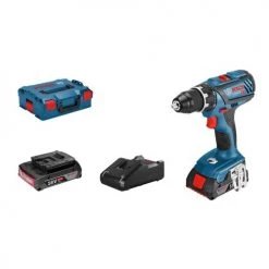 Perceuse-visseuse 18V Bosch GSR 18 V-28 + 2 batteries 2 Ah + Chargeur + coffret L-BOXX
