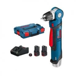 Perceuse-visseuse d'angle 12V Bosch GWB 12V-10 + 2 batteries 3.0 Ah + chargeur + coffret L-Boxx - 0601390909Y