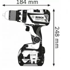 Perceuse-visseuse à percussion 18V Bosch GSB 18V-60 C (sans batterie ni chargeur) + coffret L-Boxx - 06019G2103 11 Perceuse-visseuse à percussion 18V Bosch GSB 18V-60 C (sans batterie ni chargeur) + coffret L-Boxx - 06019G2103 -Perceuse Soldes Magasin AFD 82694