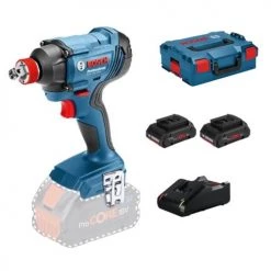Boulonneuse 18V Bosch GDX 18V-180 + 2 batteries ProCORE18V 4.0Ah + chargeur GAL 18V-40 + L-BOXX - 06019G520Q