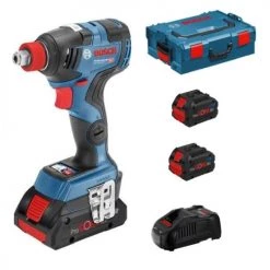 Boulonneuse 18V Bosch GDX 18V-200 C Professional + 2 batteries Procore 8 Ah + chargeur + L-Boxx - 06019G420H