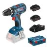 Perceuse-visseuse 18V Bosch GSR 18V-28 + 2 batteries 4 Ah + chargeur + coffret L-Boxx - 06019H410Q -Perceuse Soldes Magasin AFD 83659