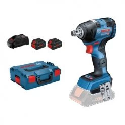 Boulonneuse Bosch GDS 18V-200 C Professional 18 V + 2 batteries Procore 8 Ah + chargeur + L-Boxx