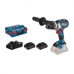 Perceuse-visseuse 18V Bosch GSR 18V-110 C + 2 batteries Procore 4.0 Ah + chargeur + L-Boxx - 06019G010A