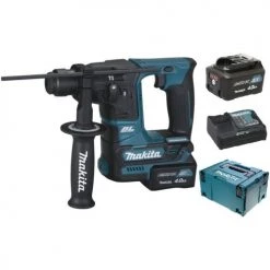 Perforateur SDS+ Makita HR166DSMJ 12 V + 2 batteries 4 Ah + chargeur + MAKPAK