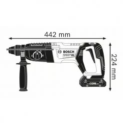 Perforateur SDS+ Bosch GBH 18V-26 D 18 V + 2 batteries Procore 4Ah + chargeur -Perceuse Soldes Magasin AFD 83852