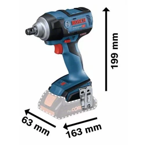Boulonneuse 18V Bosch GDS 18V-300 Professional (sans batterie ni chargeur) + coffret L-Boxx - 06019D8201 6 Boulonneuse 18V Bosch GDS 18V-300 Professional (sans batterie ni chargeur) + coffret L-Boxx - 06019D8201 – Image 4