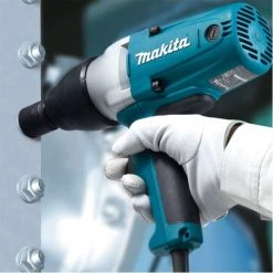 Boulonneuse à chocs 400W Makita TW0350 + coffret 11 Boulonneuse à chocs 400W Makita TW0350 + coffret -Perceuse Soldes Magasin AFD 85943