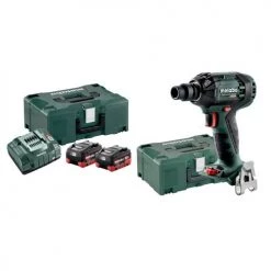 Visseuse à choc 18V Metabo SSW 18 LTX 300 BL + 2 batteries 5,5 Ah + chargeur + MetaLoc - 602395660