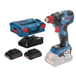 Boulonneuse 18V Bosch GDX 18V-200 C Professional + 2 batteries Procore 4 Ah + chargeur + L-Boxx - 06019G420Q