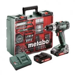 Perceuse-visseuse 18V Metabo BS 18 L Set + 2 batteries 2 Ah + chargeur - 602321870
