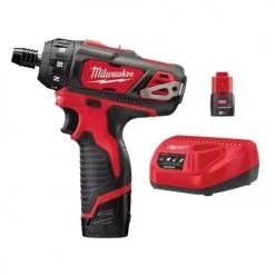 Perceuse-visseuse 12V Milwaukee M12 BD-202C + 2 batteries 2 Ah + chargeur + coffret - 4933441900