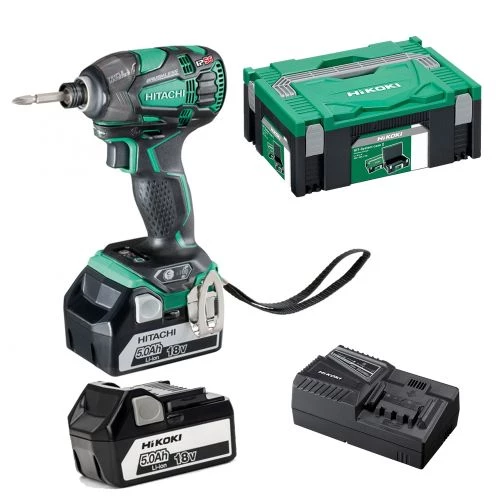 Visseuse à choc 18V Hikoki WH18DBDL2WPZ + 2 batteries 5 Ah + chargeur + coffret HITCASE II 3 Visseuse à choc 18V Hikoki WH18DBDL2WPZ + 2 batteries 5 Ah + chargeur + coffret HITCASE II