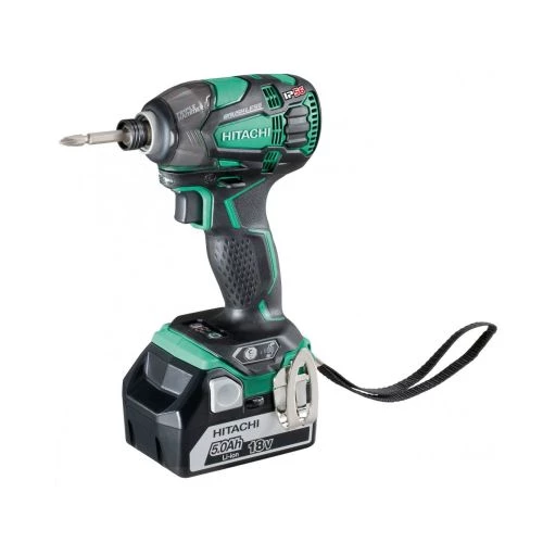 Visseuse à choc 18V Hikoki WH18DBDL2WPZ + 2 batteries 5 Ah + chargeur + coffret HITCASE II 6 Visseuse à choc 18V Hikoki WH18DBDL2WPZ + 2 batteries 5 Ah + chargeur + coffret HITCASE II – Image 4