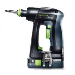 Perceuse-visseuse sans fil Festool C 18 HPC 4,0 I-Set 18 V + 2 batteries 4 Ah + chargeur + coffret -Perceuse Soldes Magasin AFD 98069