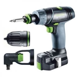 Perceuse-visseuse 10,8V Festool TXS 2,6-Set + 2 batteries 2,6 Ah + chargeur en coffret Systainer - 576102 -Perceuse Soldes Magasin AFD 98108