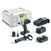 Perceuse-visseuse à percussion 18V Festool Quadrive PDC 18/4 I-Plus + 2 batteries + chargeur - 576467 -Perceuse Soldes Magasin AFD 98164