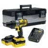 Perceuse visseuse à percussion 18V Stanley Fatmax FMC625M2G + 2 batteries 4 Ah + chargeur